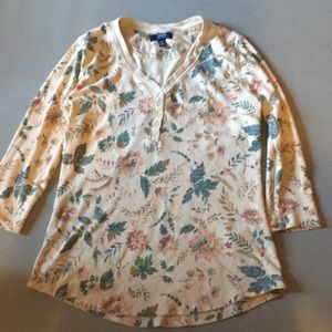 Floral Shirt with buttons